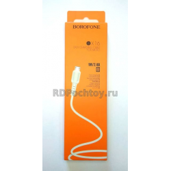 Шнур Borofone BX16 USB-MicroUSB 1м белый