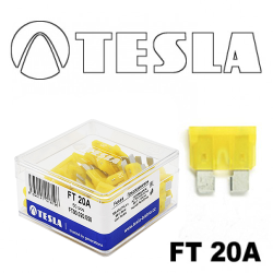 Предохранитель Tesla FT 20A 32V (стандарт) автомобильный ножевого типа