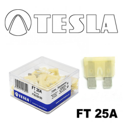 Предохранитель Tesla FT 25A 32V (стандарт) автомобильный ножевого типа