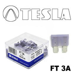 Предохранитель Tesla FT  3A 32V (стандарт) автомобильный ножевого типа