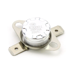 KSD301 220°C 250V 16A термостат нормально замкнутый