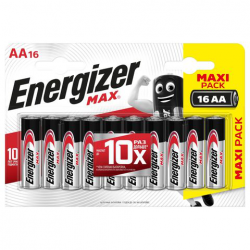 Батарейка Energizer MAX LR6 AA 1.5v BL16 алкалиновая