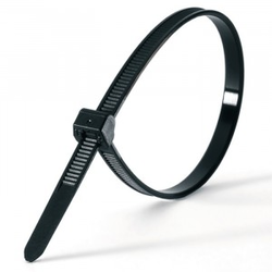 Стяжка кабельная 150x2.5мм 100шт чёрный Smartbuy sbe-ct-25-150-b  E08948