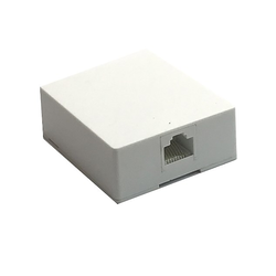 Розетка RJ45/8P8C, 1 порт компьютерная на стену TJC-8P8C  E08941