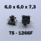 6.0x6.0x7.3 мм, TS-1266F, тактовая кнопка