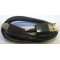 Шнур USB-microUSB черный 0.9м HAL2 для Samsung