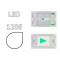 1206 LED белый 3.2-3.6V 450-600mcd 6500K