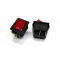 KCD2 Выключатель клавишный 250В 20А (4с) ON-OFF красный с подсветкой REXANT 36-2340
